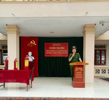 Tuyên truyền về phòng chống đuối nước, cháy nổ và tai nạn thương tích